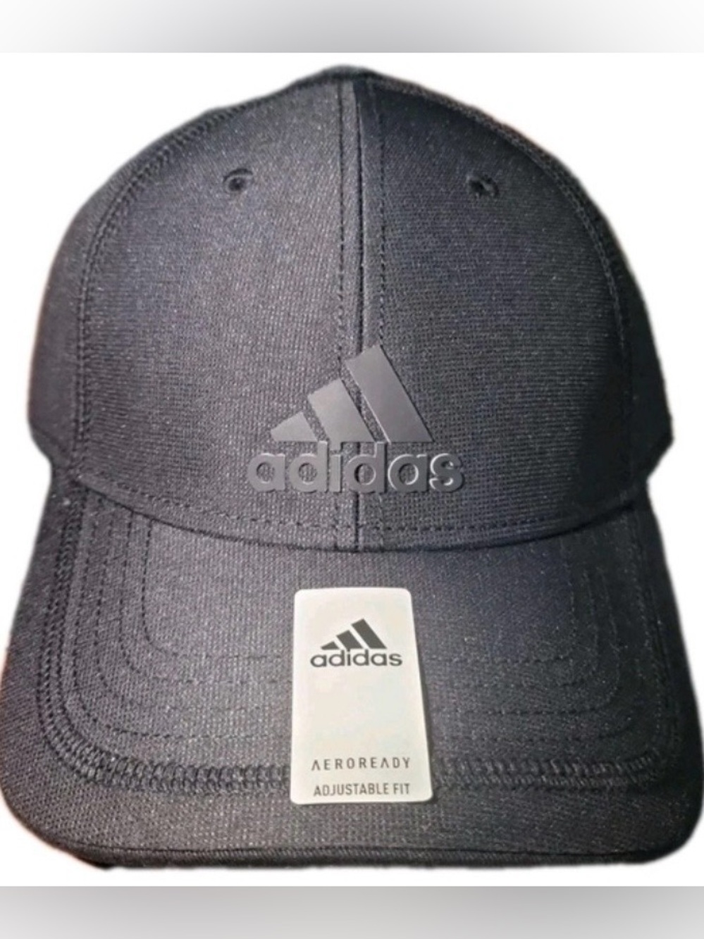 Adidas Aeroready Adjustable Black Performance Hat 2 avail